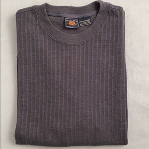 Route 66 gray colored ribbed crew neck sweater L